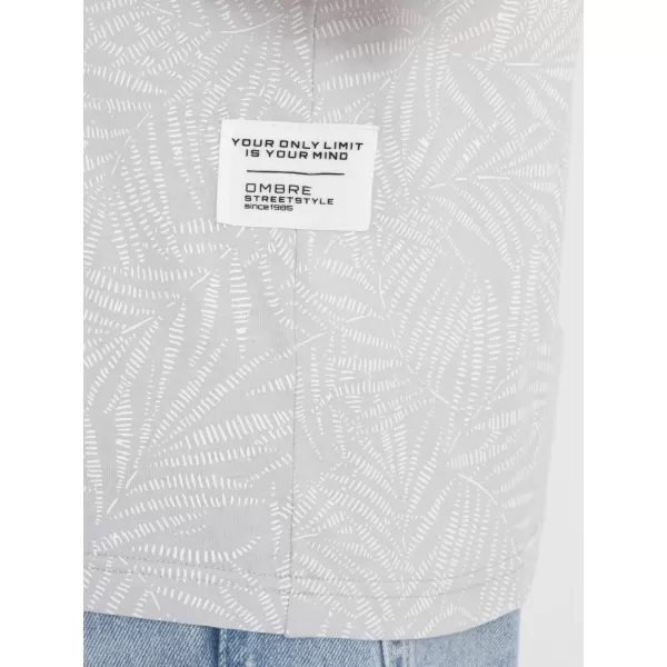  Hemd OMBRE OM-TSFP-0182 GRAU 