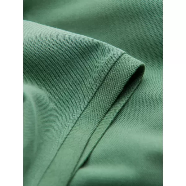  Herren t -Shirt mit einem Kragen OMBRE OM-POBS-0100 GRÜN 