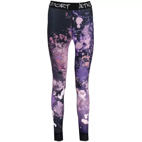  Frauenfunktionelle Thermohosen Prämie ALTISPORT VOJ/ALW055TER02 SCHWARZ -VIOLETT 