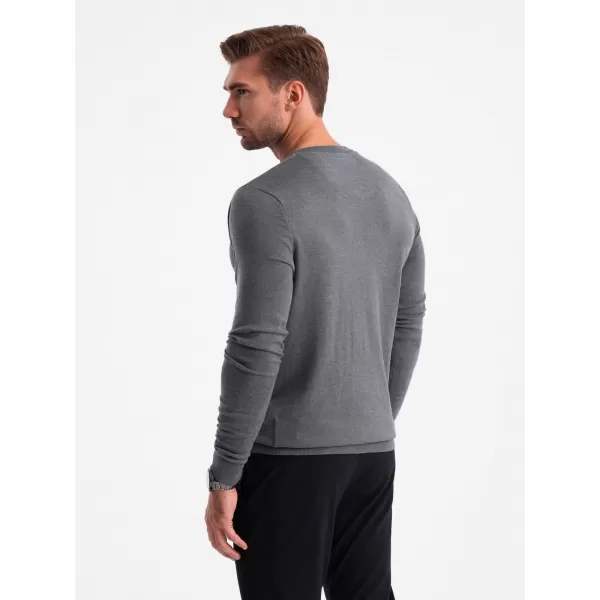  Herrenpullover OMBRE OM-SWBS-0106 GRAUE MELANGE 