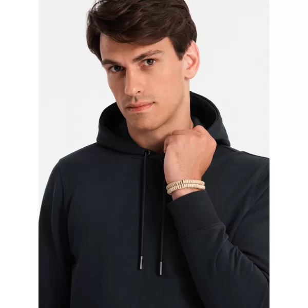  Herren -Sweatshirt OMBRE OM-SSBN-0161 SCHWARZ 