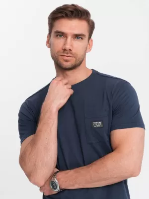 Hemd OMBRE OM-TSCT-0109 MARINEBLAU