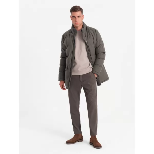  Jacke OMBRE OM-JALJ-0217 DUNKELGRAUE MELANGE 
