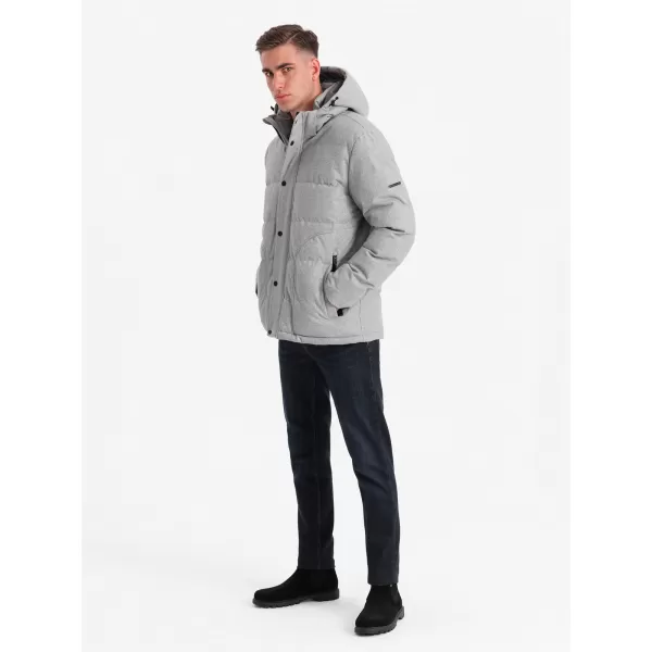  Jacke OMBRE OM-JAHP-0203 GRAUE MELANGE 