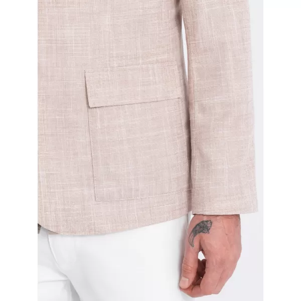  Jacke OMBRE OM-BLZB-0128 LEICHT BEIGE 