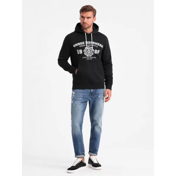  Herren Sweatshirt OMBRE OM-SSPS-0143 SCHWARZ 