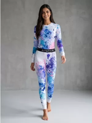 Frauenfunktionelle Thermohosen Prämie ALTISPORT VOJ/ALW055TER02 LILA BLAU