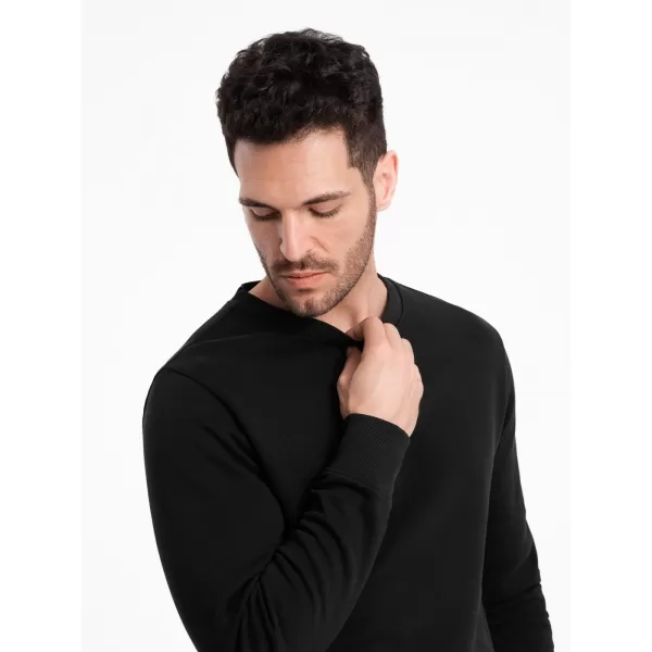  Herren -Sweatshirt OMBRE OM-SSBN-0175 SCHWARZ 