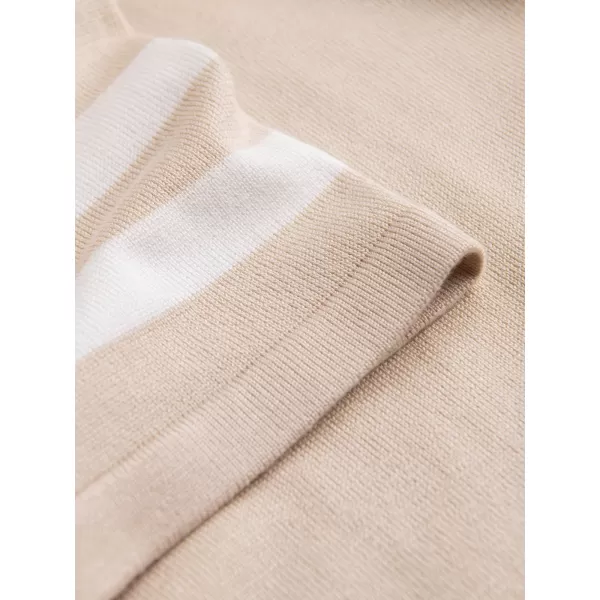  Herren t -Shirt mit einem Kragen OMBRE OM-POSS-0118 BEIGE 