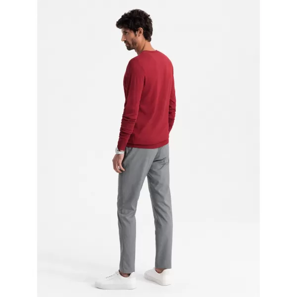  Herrenpullover OMBRE OM-SWBS-0107 ROT 