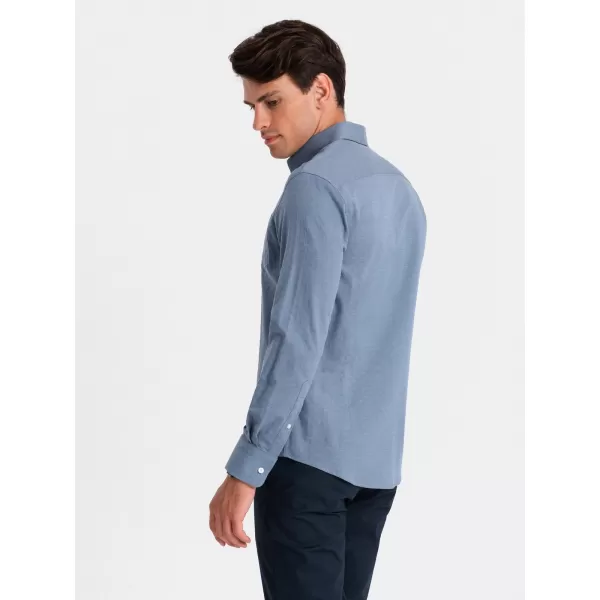  Hemd OMBRE OM-SHCS-0174 BLAU 