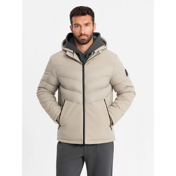  Jacke OMBRE OM-JALP-0172 BIEGE 