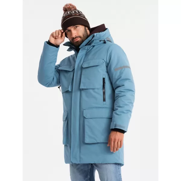  Jacke OMBRE OM-JALJ-0169 BLAU 