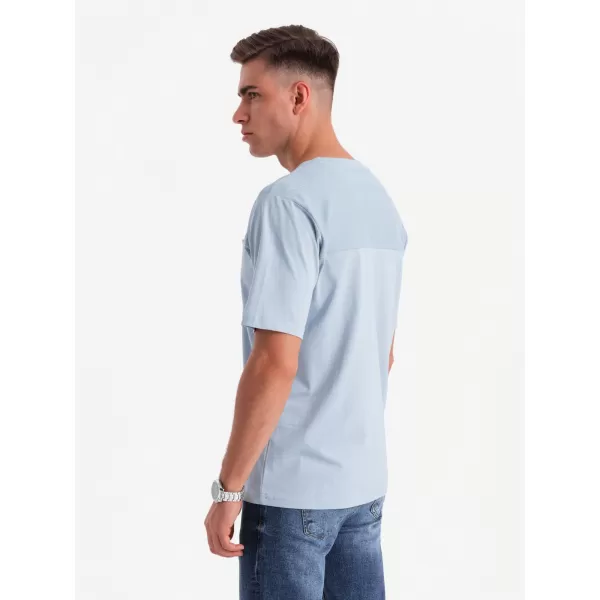  Hemd OMBRE OM-TSCT-0171 HELLBLAU 
