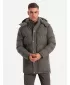 Jacke OMBRE OM-JALJ-0217 DUNKELGRAUE MELANGE