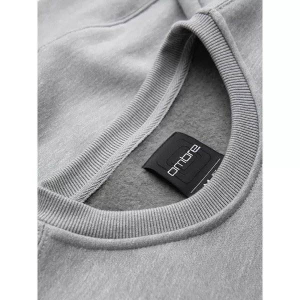  Herren Sweatshirt OMBRE OM-SSPS-0181 GRAUE MELANGE 