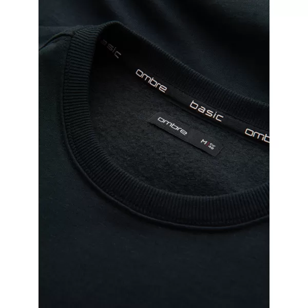  Herren -Sweatshirt OMBRE OM-SSBN-0159 SCHWARZ 