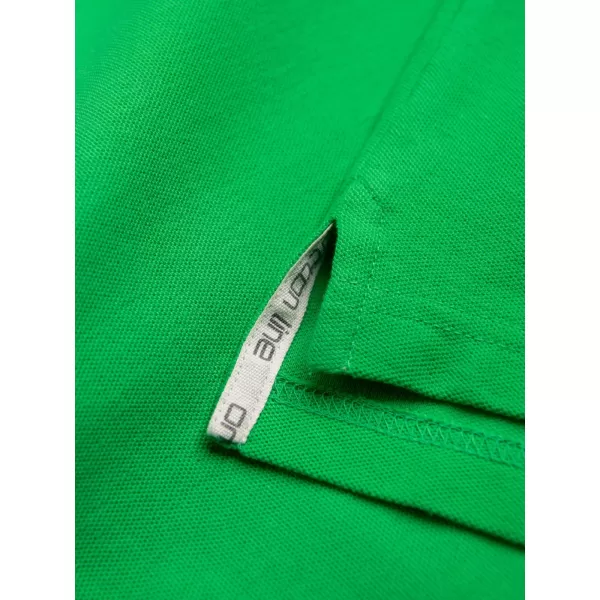  Herren t -Shirt mit einem Kragen OMBRE OM-POBS-0100 NEONGRÜN 