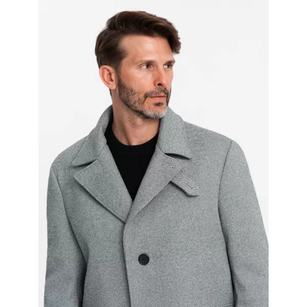  Männlicher Mantel OMBRE OM-COWC-0108 GRAU 
