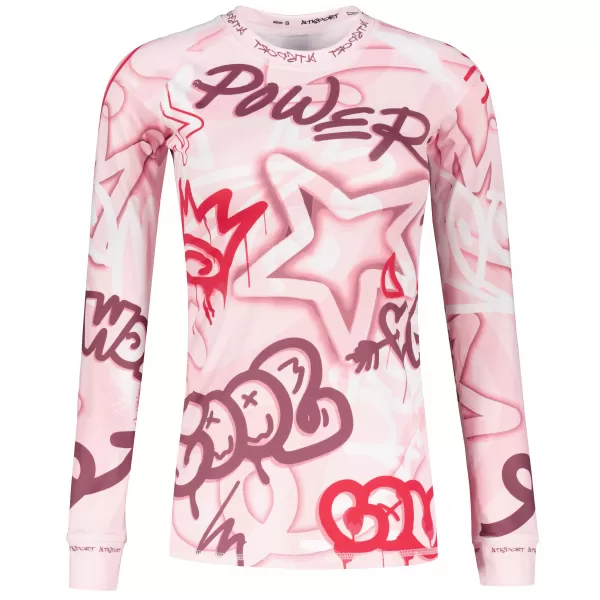  Frauenfunktionales Thermo -T -Shirt mit langen Ärmeln Premium ALTISPORT VOJ/ALW054TER01 ROSA 