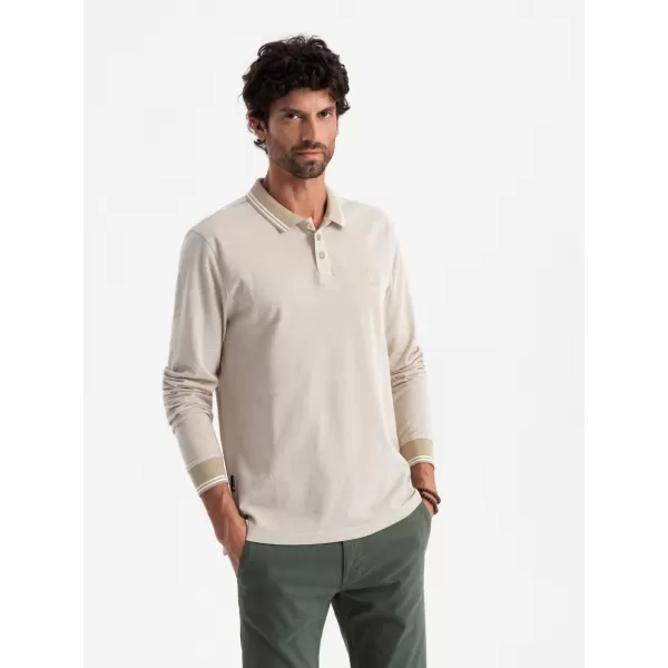  Hemd OMBRE OM-POLS-0129 SAND 