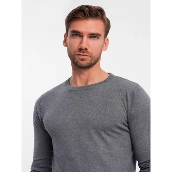  Herrenpullover OMBRE OM-SWBS-0106 GRAUE MELANGE 