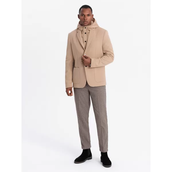 Jacke OMBRE OM-BLZB-0133 HELLBRAUN 