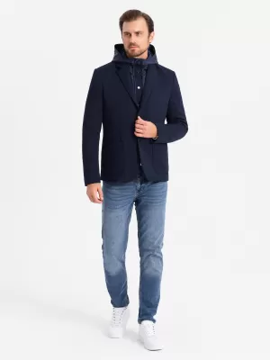Jacke OMBRE OM-BLZB-0133 MARINEBLAU