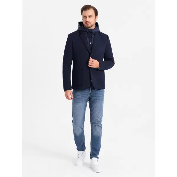  Jacke OMBRE OM-BLZB-0133 MARINEBLAU 