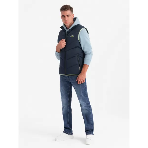  Weste OMBRE OM-JAVJ-0210 MARINEBLAU 