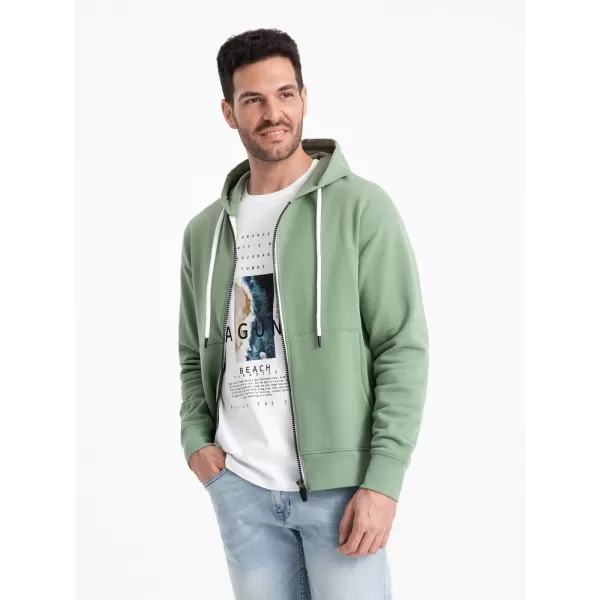  Herren -Sweatshirt OMBRE OM-SSBZ-0178 GRÜN 
