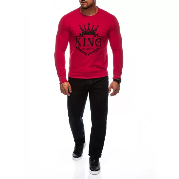  Herren -Sweatshirt EDOTI B1680 ROT 