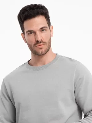 Herren -Sweatshirt OMBRE OM-SSBN-0175 GRAU