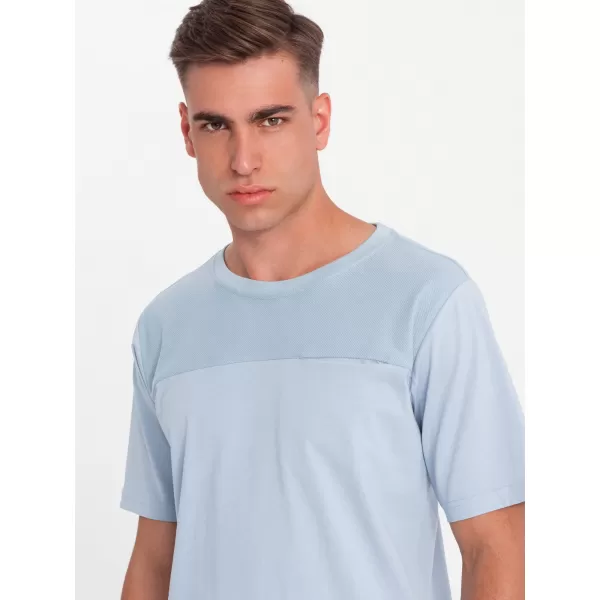  Hemd OMBRE OM-TSCT-0171 HELLBLAU 