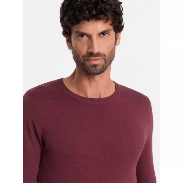  Herrenpullover OMBRE OM-SWBS-0106 BURGUND 