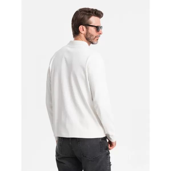  Hemd OMBRE OM-POLS-0130 WEIß 