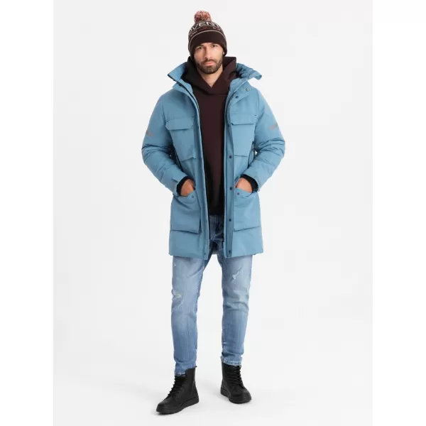  Jacke OMBRE OM-JALJ-0169 BLAU 