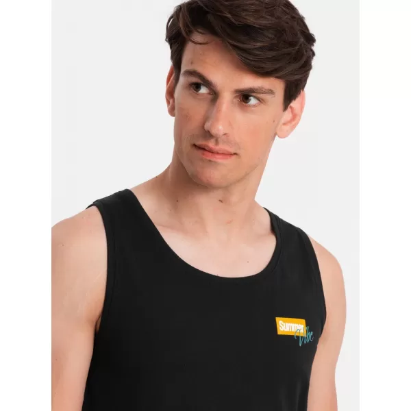  Tanktop OMBRE OM-TSTT-0191 SCHWARZ 