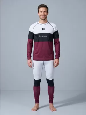 Die funktionelle Thermohosen für Männer Premium ALTISPORT VOJ/ALM051TER02 BURGUND