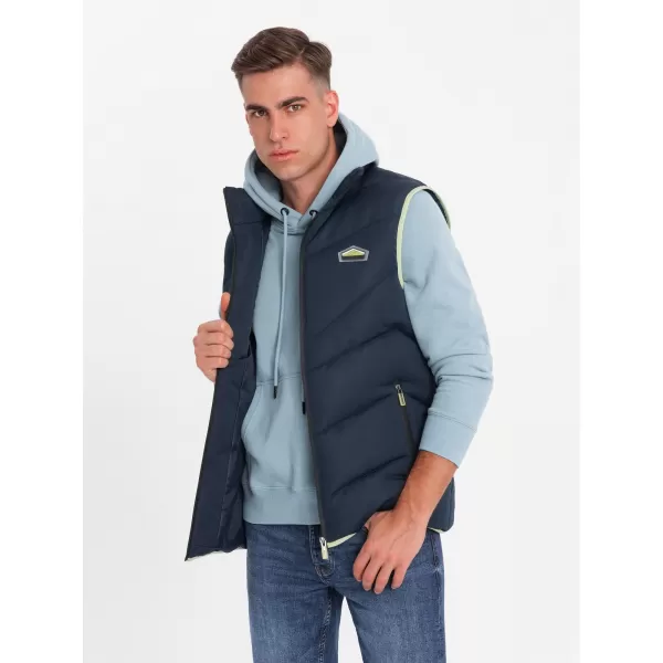  Weste OMBRE OM-JAVJ-0210 MARINEBLAU 