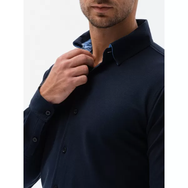  Hemd OMBRE OM-SHCS-0177 MARINEBLAU 