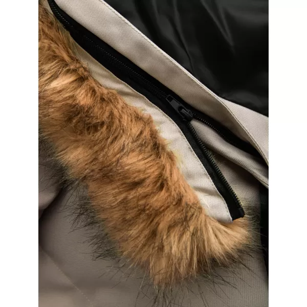  Herren Winterjacke OMBRE OM-JALJ-0182 BEIGE 