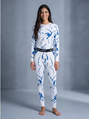 Frauenfunktionelle Thermohosen Prämie ALTISPORT VOJ/ALW052TER02 WEIß