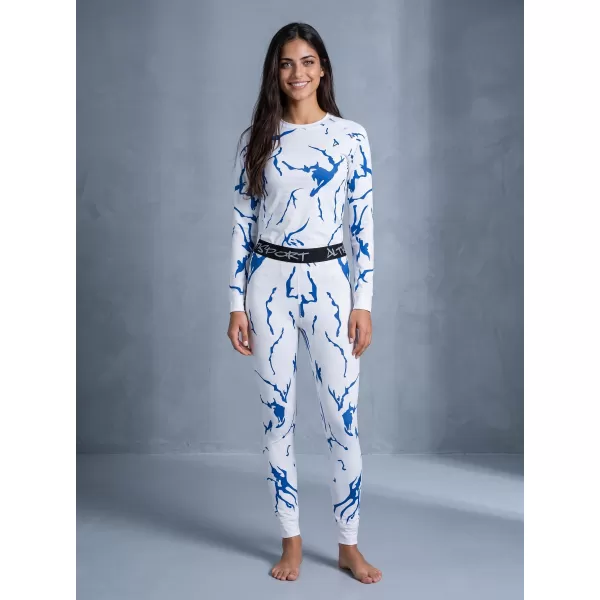  Frauenfunktionelle Thermohosen Prämie ALTISPORT VOJ/ALW052TER02 WEIß 