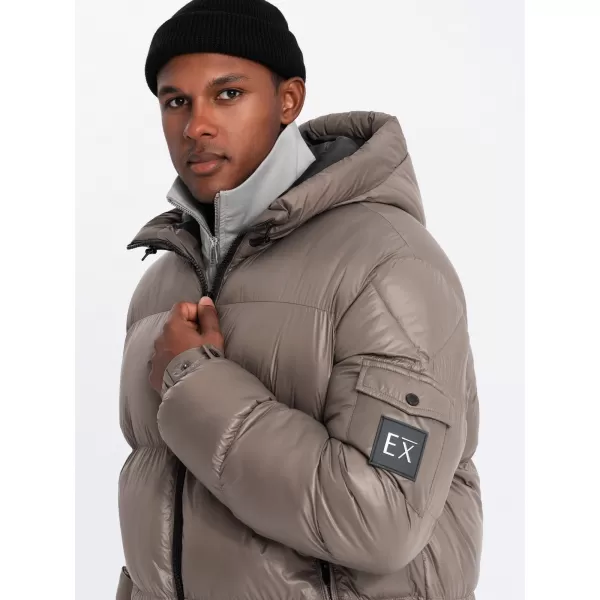  Jacke OMBRE OM-JAHP-0207 DUNKLER BEIGE 