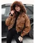 Damenjacke DSTREET SOFTREBEL TY4761 KARAMELL