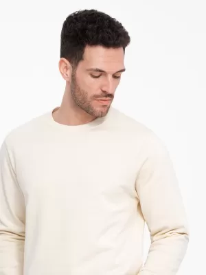 Herren -Sweatshirt OMBRE OM-SSBN-0175 CREME
