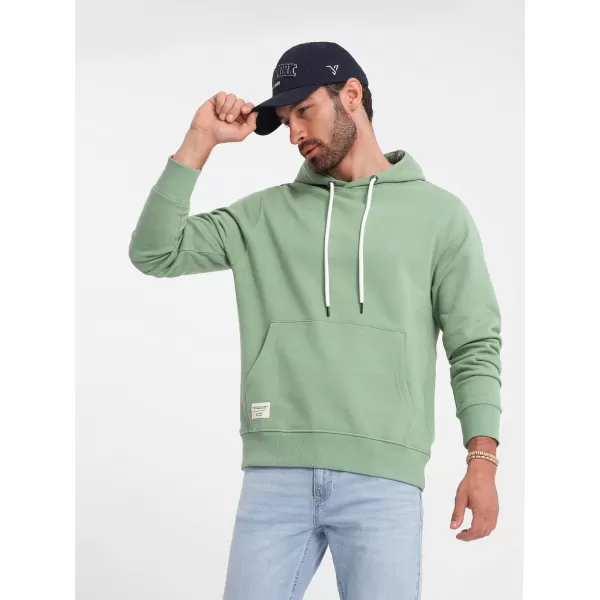  Herren Sweatshirt OMBRE OM-SSBN-0177 GRÜN 