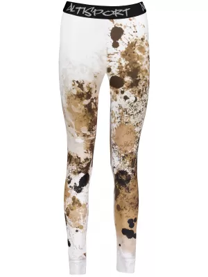 Frauenfunktionelle Thermohosen Prämie ALTISPORT VOJ/ALW055TER02 WEIß -BROWN