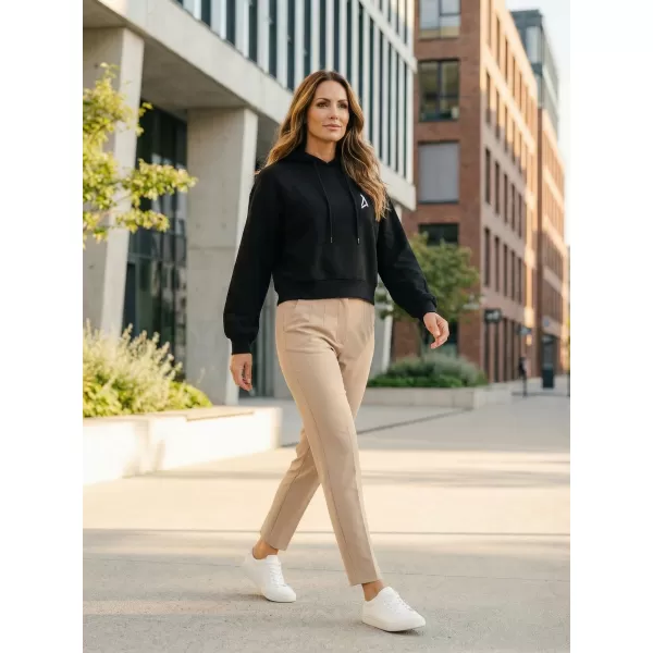 Frauen Sweatshirt aus Bio -Baumwolle ALTISPORT BYB/ALW002BY183 SCHWARZ 